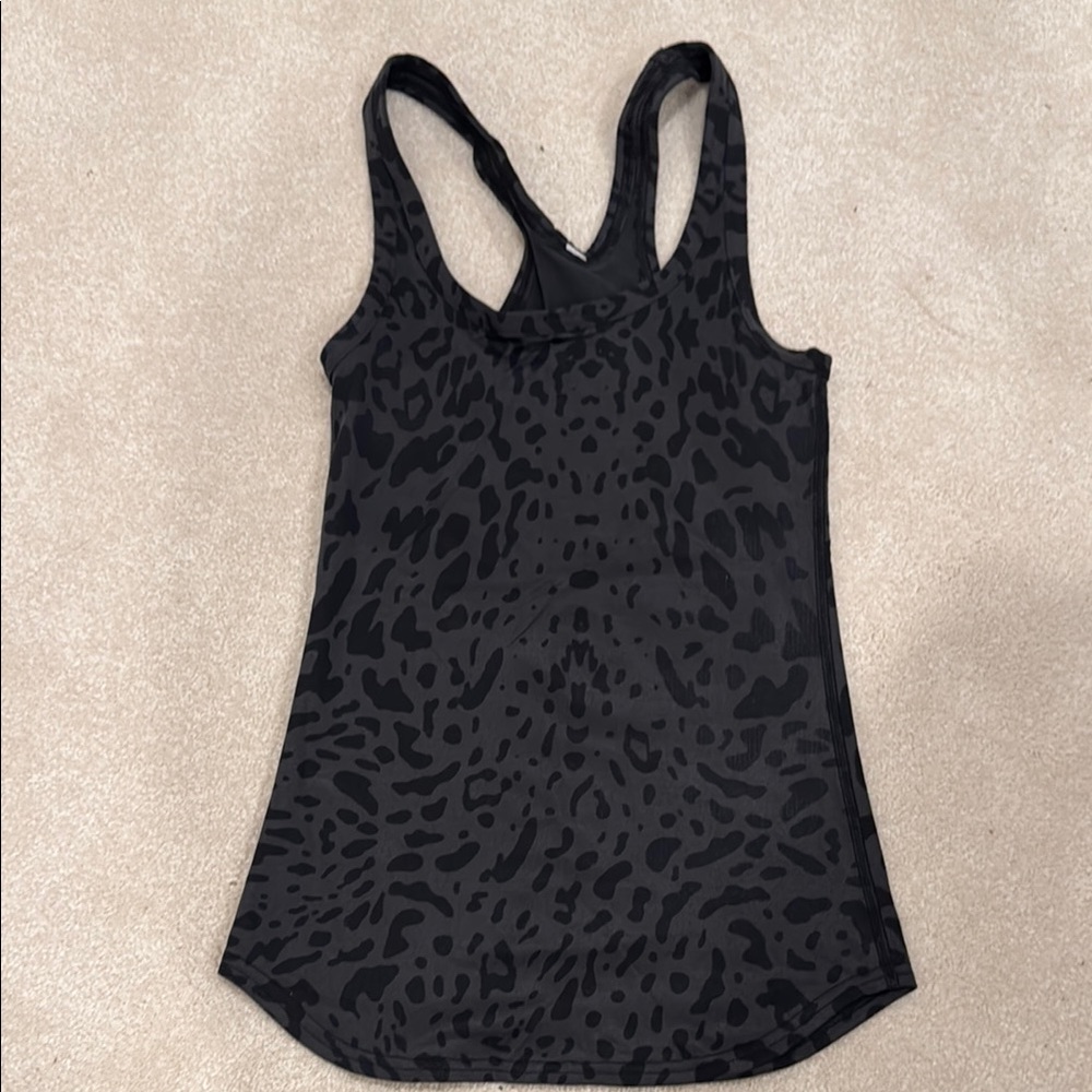Lululemon Black Fitted Tank Top with Racerback